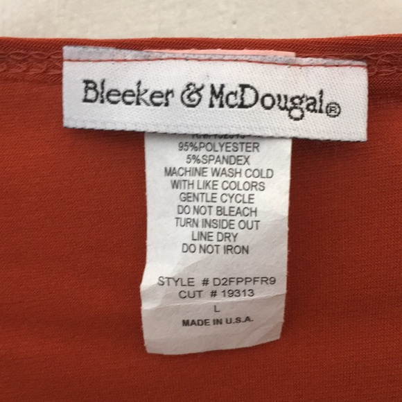 FINAL MARKDOWN Ladies’ Bleeker & McDougal Draped Front LS Top (L) - Picture 7 of 10